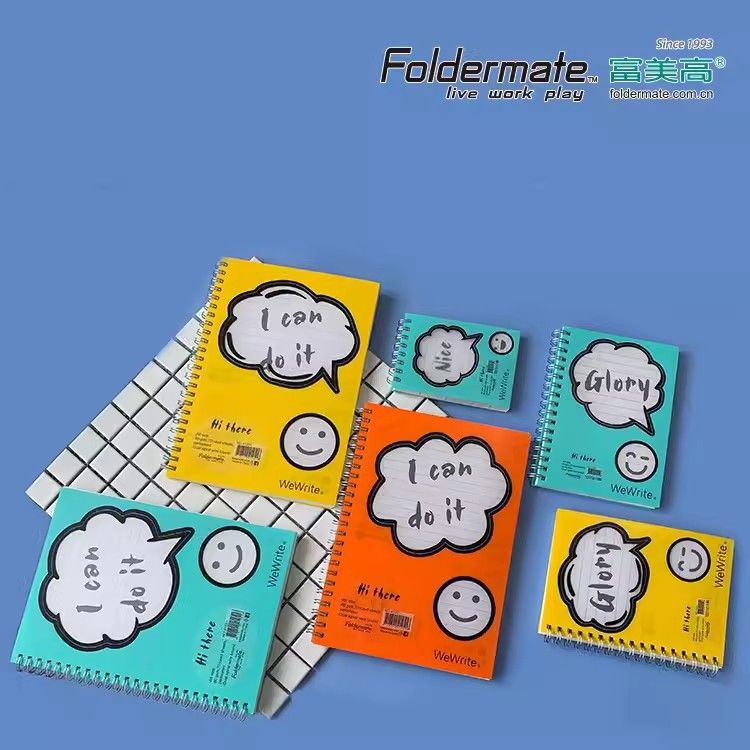 Fumigao Hola bobina libro A5 colorido libro a rayas A5 Notebook B5 tablero de mensajes transparente Bloc de notas libro de grabación