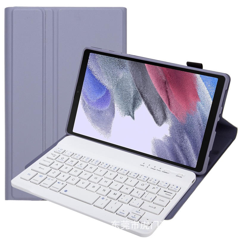 For Samsung A7lite 8.7 inch flat panel Bluetooth keyboard S9FEpuls magnetic leather soft silicone protective case