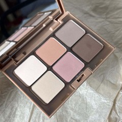 HERORANGE Six-Color Eyeshadow, Blush, Contour, Highlight Combo Palette, Earth Tone, Budget-Friendly Makeup for Students
