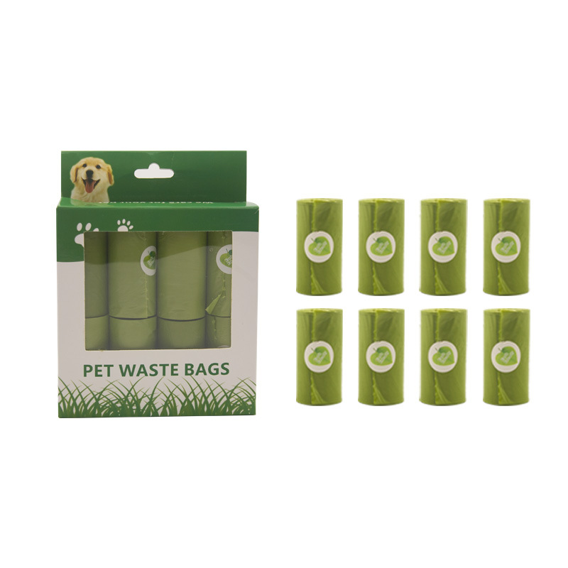 Fabricante en stock Amazon caliente-venta biodegradable bolsa de basura mascota limón sabor bolsa de recogida bolsa de mierda distribuidor