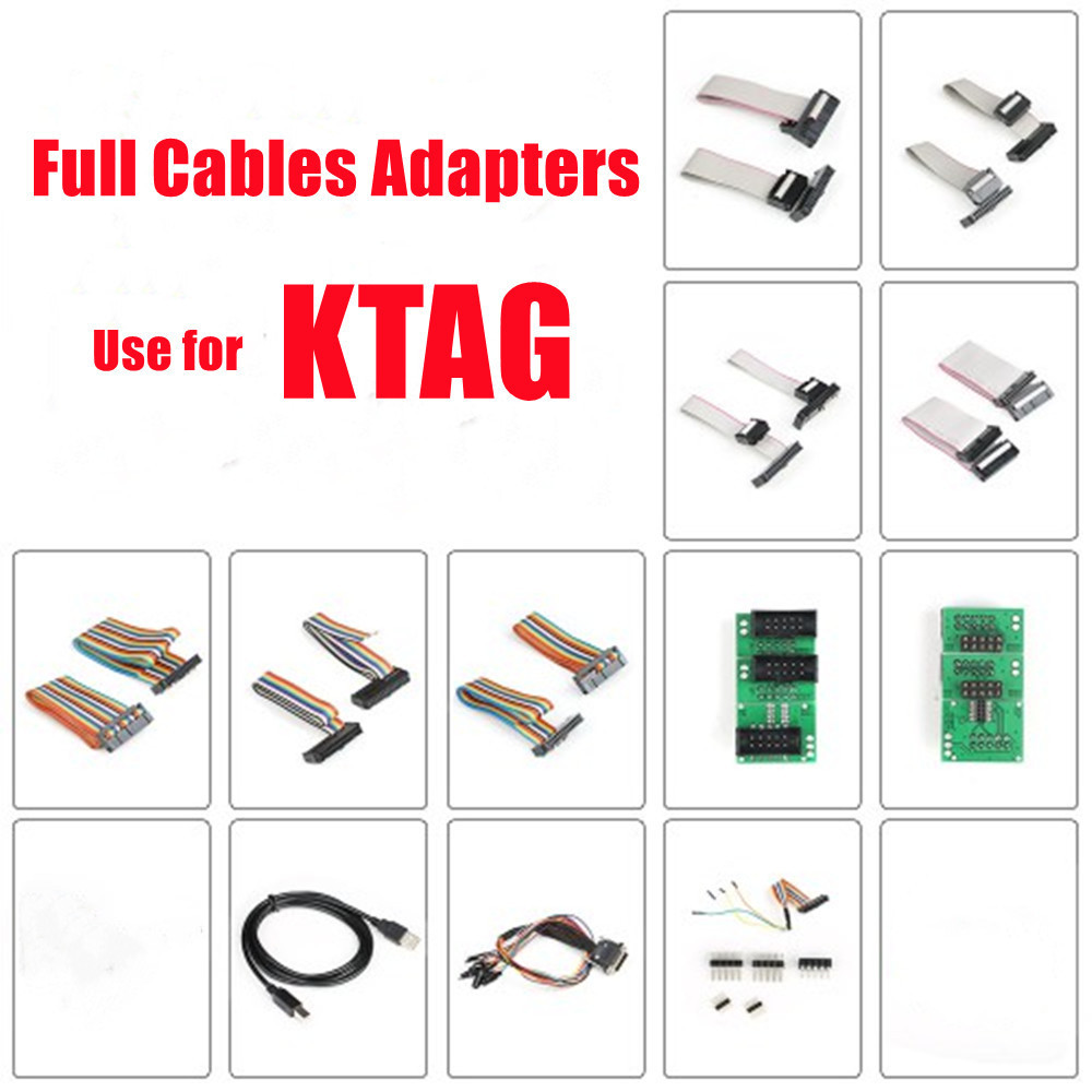 KTAG Adapters Full kit KTAG整套配线无主机 现货发售
