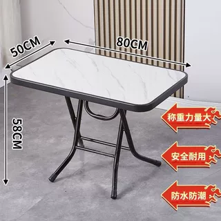 可折叠桌小桌子餐桌家用户型简易圆桌出租屋户外便携摆摊吃饭方桌