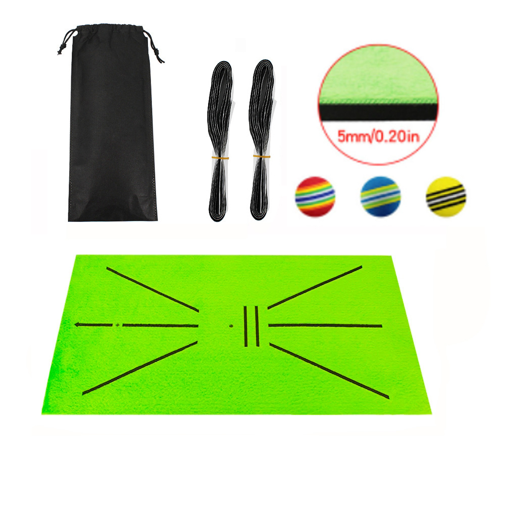 Golf Swing Mat interior y exterior Swing golpear Mat golpear pista de contacto detección Mat