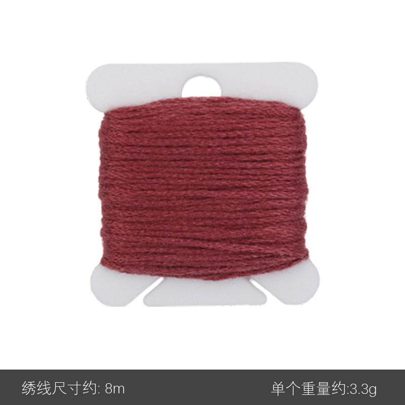 8m十字刺繍糸多色DIY手作り刺繍糸刺繍糸ミシン糸|undefined