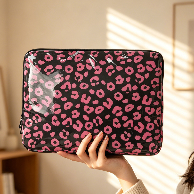 2026 New Waterproof PVC Tablet Bag with Polyester Lining Laptop Protective Case 14inch iPad Inner Sleeve