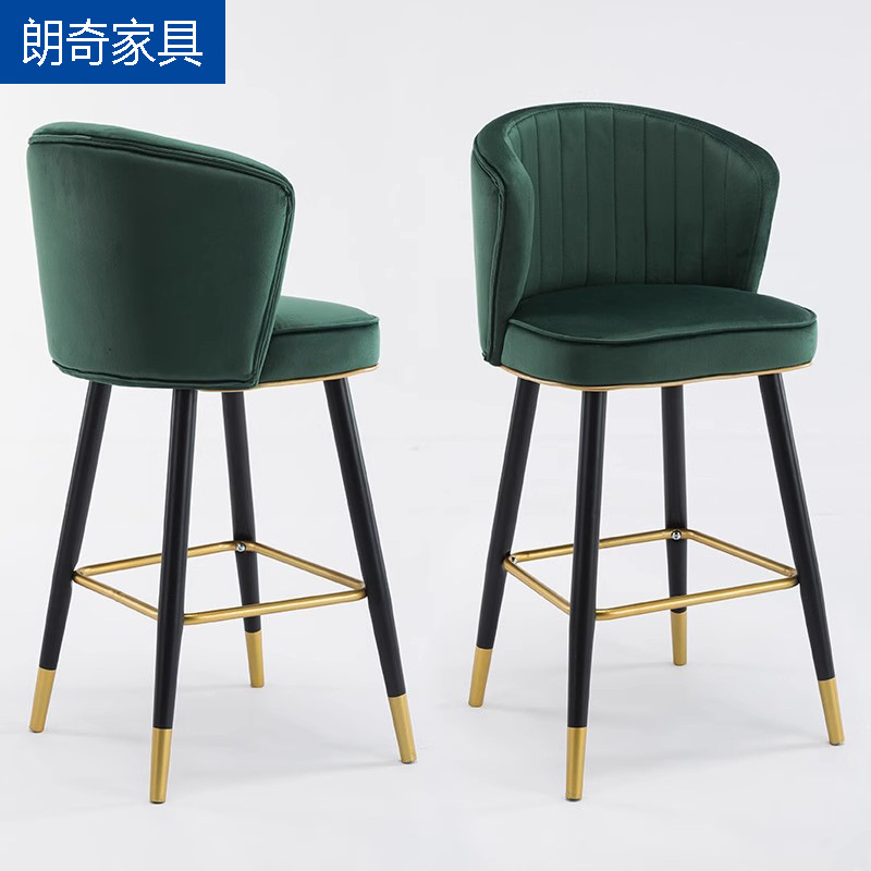 silla de bar taburetes altos silla de bar casera moderna simple caja registradora casera taburetes de bar respaldos altos image 1