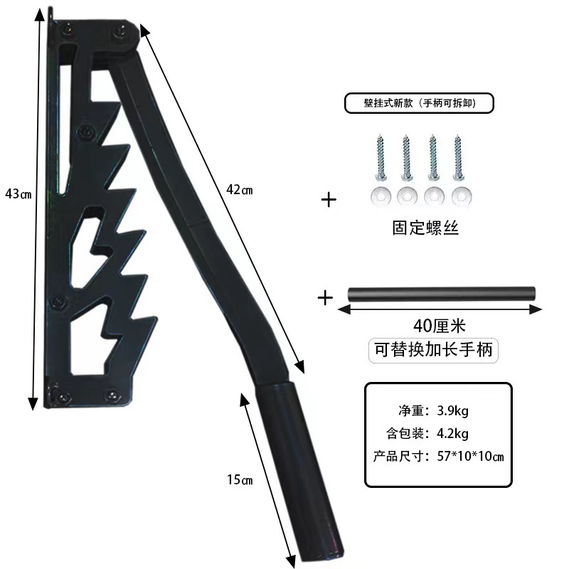 跨境专供碳钢壁挂式软木点火劈柴器家用手动木柴分离器柴火劈柴机