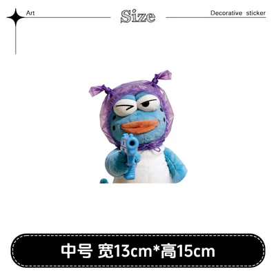 Decorative Sticker, Car interior film - robber-ugly-fish-model-b-medium-size-1315cm