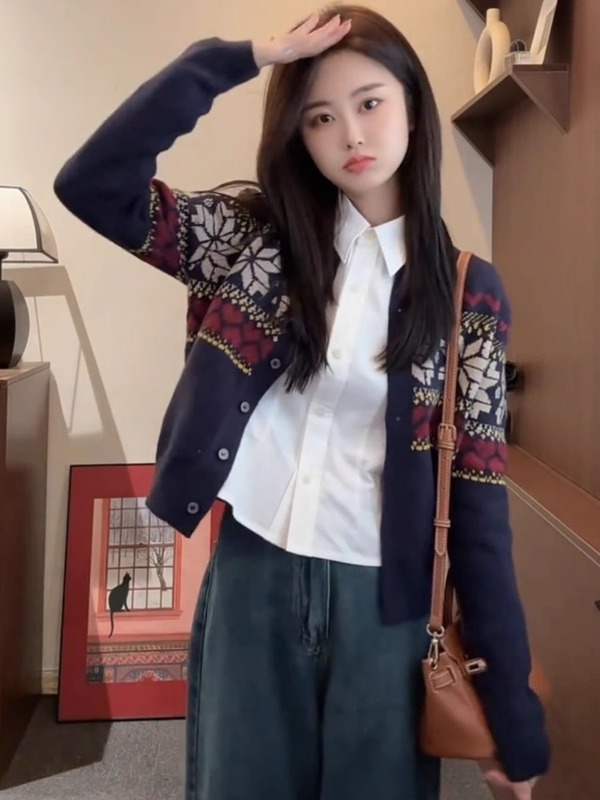 韩系简约风独特漂亮白衬衫女春秋新款超好看收腰显瘦百搭开衫上衣|undefined