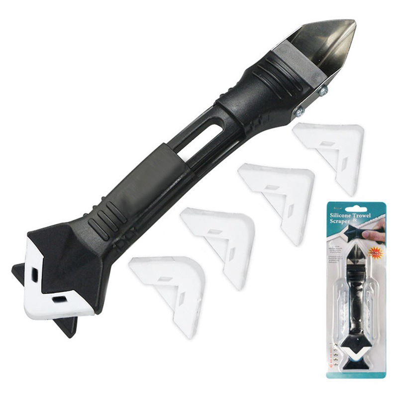 Metal head glue scraper card packaging