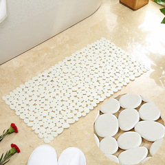 70*36cm Pebble Bathroom Non-Slip Mat Jialili Stone Style Household Bath Mat PVC Rectangle Drop Shipping 