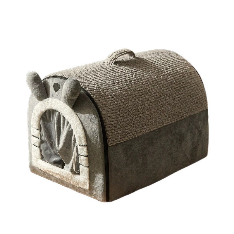 Perrera extraíble y lavable cuatro estaciones universal medio y pequeño perro de peluche perro casa gato nido invierno cálido mascotas suministros al por mayor