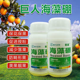 巨人新化液体硼流体硼糖醇海藻硼肥果树保花保果流体肥油菜叶面肥
