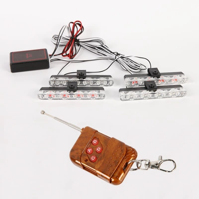 Nazik Simsiz Pultlu 16LED 32LED Avtomobil Şəbəkə Flaş Strob Xəbərdarlıq İşığı