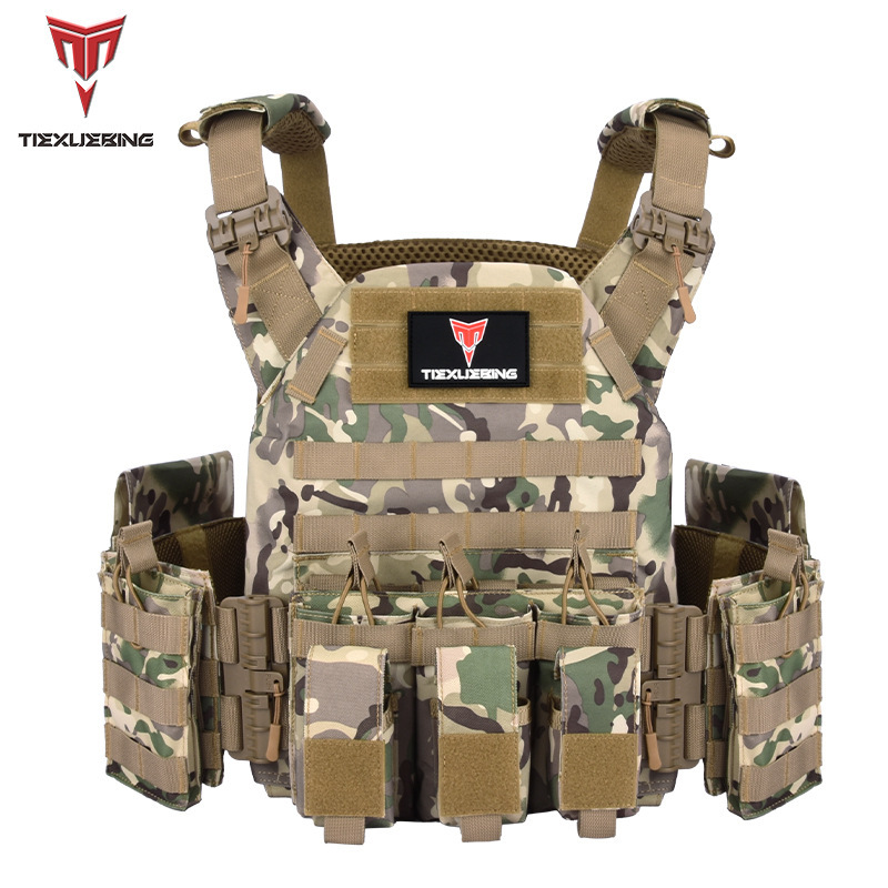 Amazon's Best-Selling Multifunctional Modular Waterproof and Wear-Resistant Quick-Release Tactical Vest with Built-In Tactical Vest