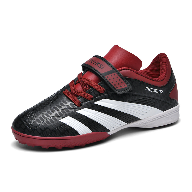 Nuevos estudiantes velcro clavos zapatos de entrenamiento deportivos para hombres y mujeres zapatos de fútbol para niños zapatos de fútbol