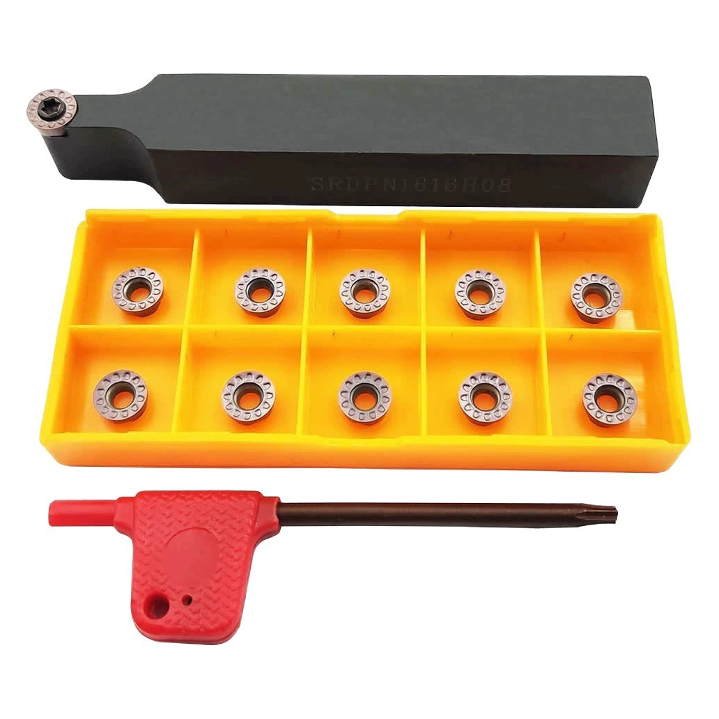 Трансграничные 16 мм 1 шт. SRDPN1616H08 + 11 шт. RPMT08T2MOE твердосплавные фрезы