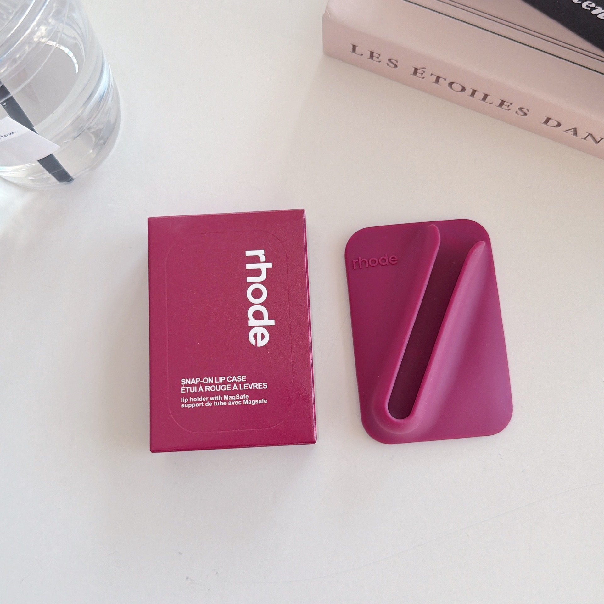 Soporte Adhesivo para Lápiz Labial de Silicona, Protección contra Caídas, para Celular