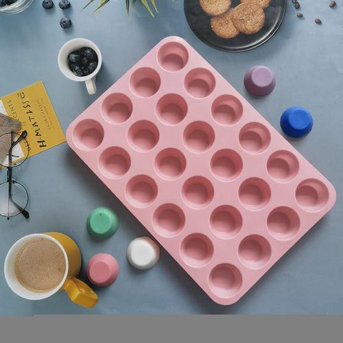 24-round egg tart 305 soap mold chocolate cookie mold cake mold ice cream candy silicone mold