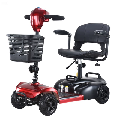 Cross-Border E-Commerce Elderly Mobility Scooter Four-Wheel Electric Disabled Home Double Elderly Mobility Scooter Folding Battery Scooter (Qatlanan elektrik velosipedlər) - x-02a-12a-lead-acid-battery