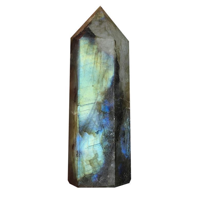 Crystal Column S Pull Feldspar Prism Single Pointed Moonlight Stone Column Crystal Prism S