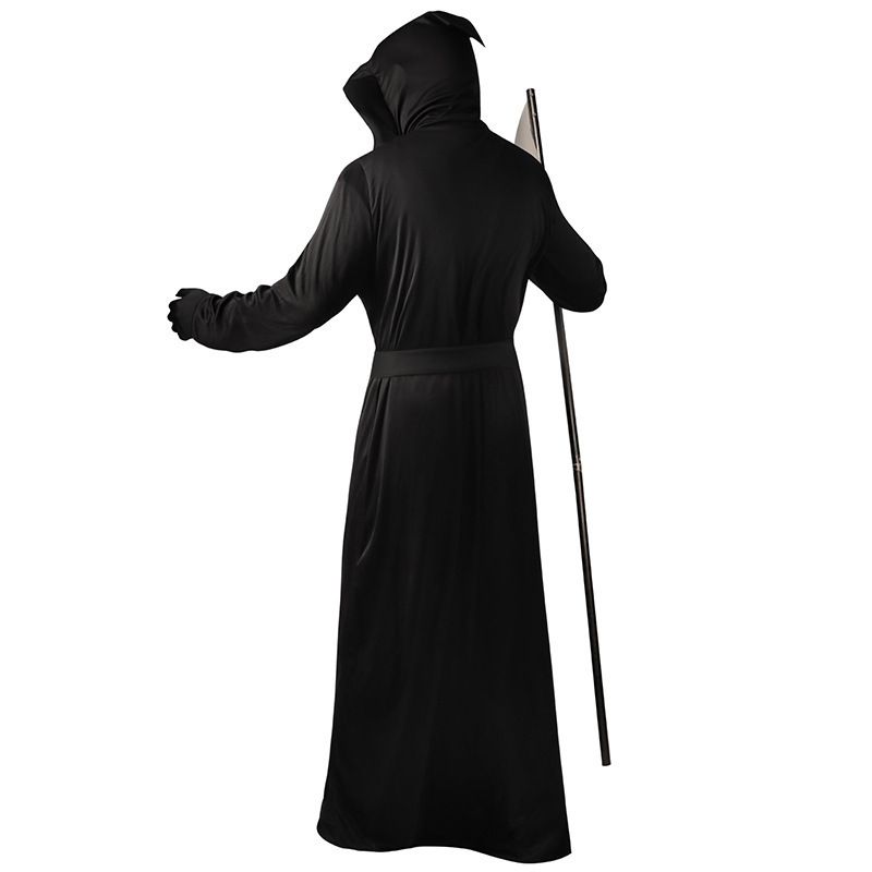 ハロウィン黒悪魔死神cosゴーストアンデッドコスプレドラマステージパフォーマンススーツ|undefined