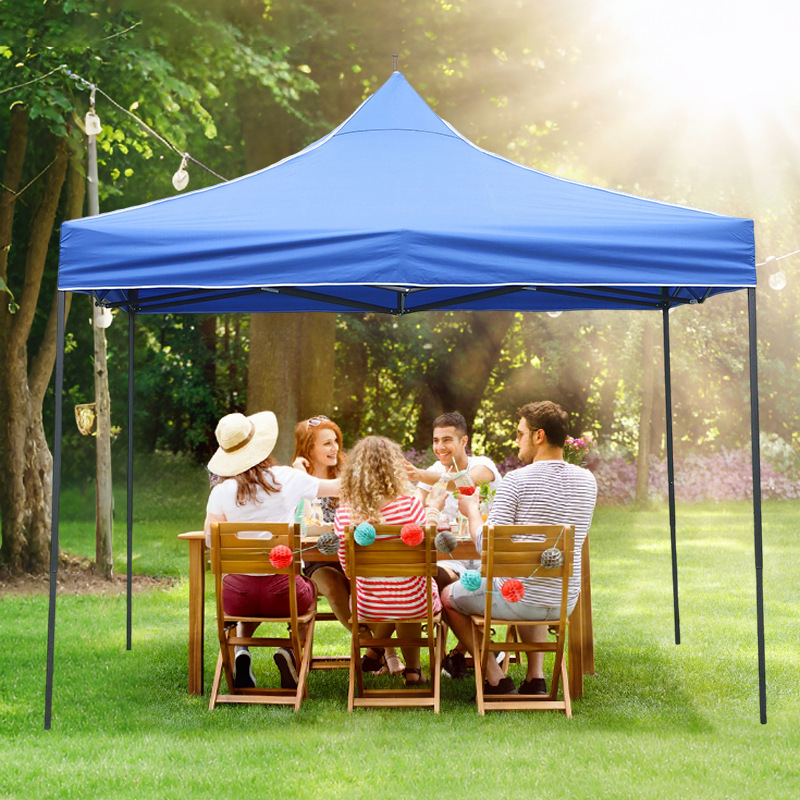 Exposición de promoción transfronteriza tiendas de campaña publicitarias logotipo de impresión tiendas de campaña plegables al aire libre