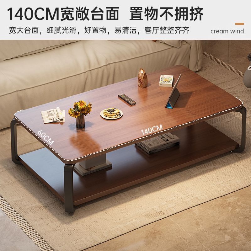 コーヒーテーブル リビングルーム 家庭用 小型 2025年新作テーブル シンプル 賃貸住宅 シンプル オフィス スクエア ティーテーブル|undefined