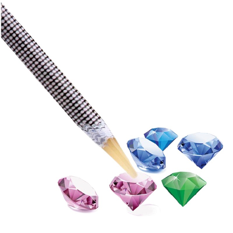 Fabiyan taladro lápiz crayón herramientas de uñas viene con taladro pegajoso pluma amarillo corazón pegajoso taladro pluma fábrica en stock