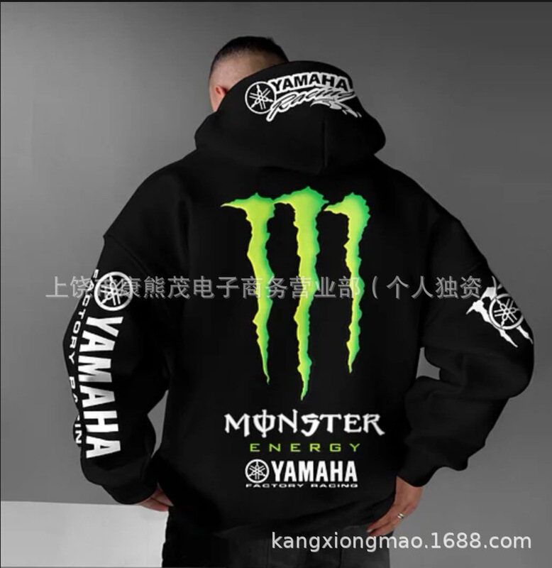 2025秋季新款魔爪男士连帽卫衣时尚休闲3D数码印花欧美外贸跨境|undefined