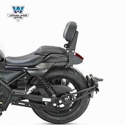 Motorcycle tail – folding backrest modification