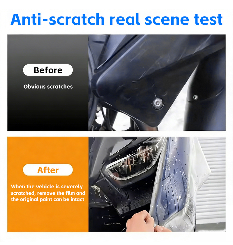 Cross-border exclusive supply of super-hydrophobic lotus leaf effect car paint protection film 7.5MIL 8.5MIL self-healing TPU PPF