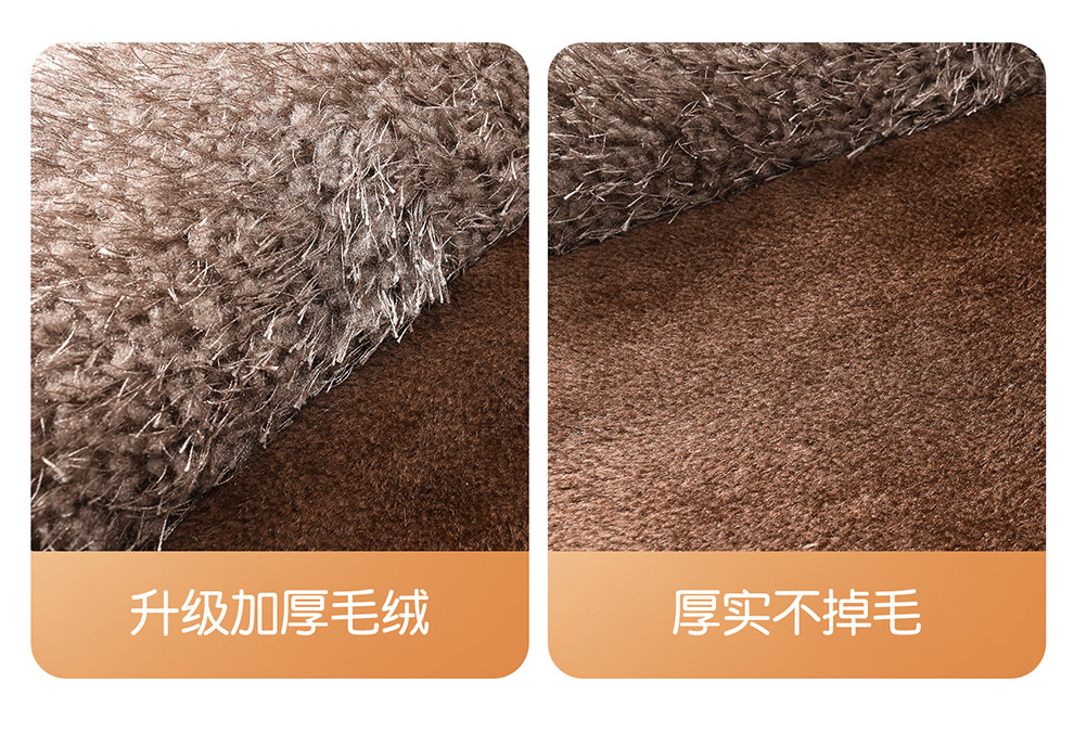 Winter Plush Car Seat Cover for Five Seats, Fully Enclosed Seat Cushion, Warm and Thickeneded Cotton and Linen Cartoon Goddess Seat Cover
