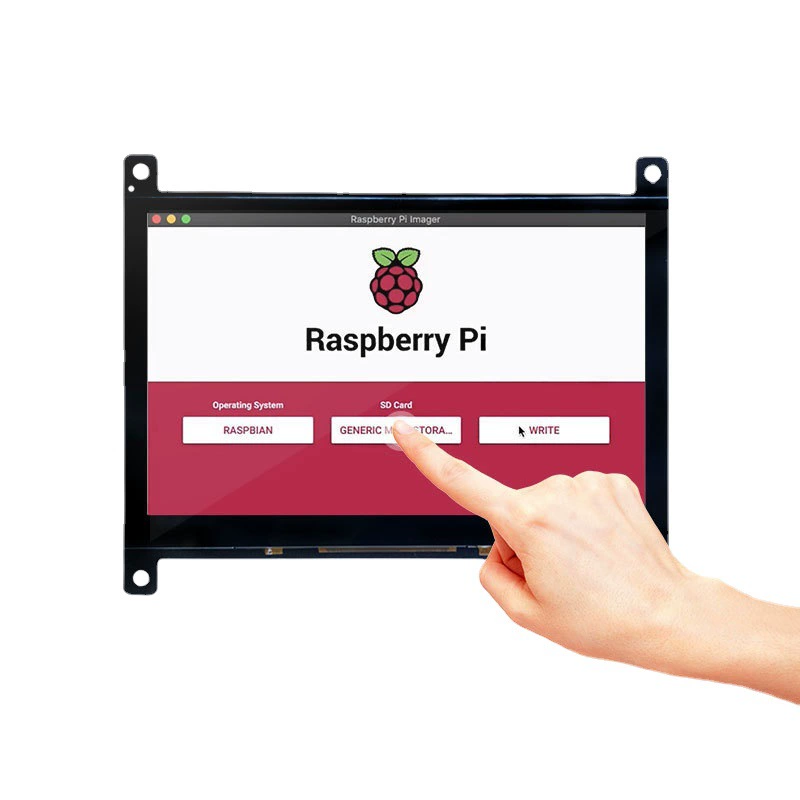 5-дюймовый Raspberry Pi HD емкостный сенсорный LCD дисплей модуль 800x480 HDMI комплект от