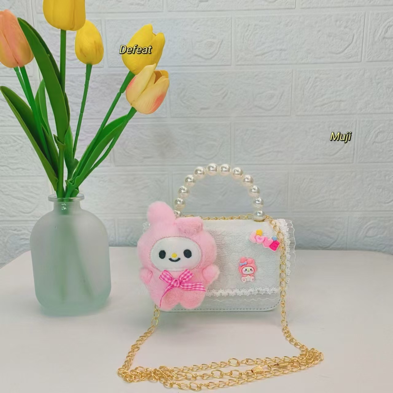 Juguetes de peluche bolsos de perlas bolsos de niños bolsos de princesa bolsos de cadena bolsos de hombro bolsos accesorios