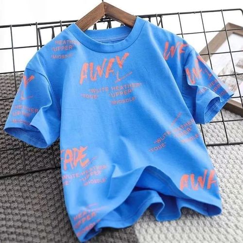 Children's clothing boys' short-sleeved T-shirt summer new style children's base shirt toddler baby's half-sleeved top girls' short-sleeved T-shirt