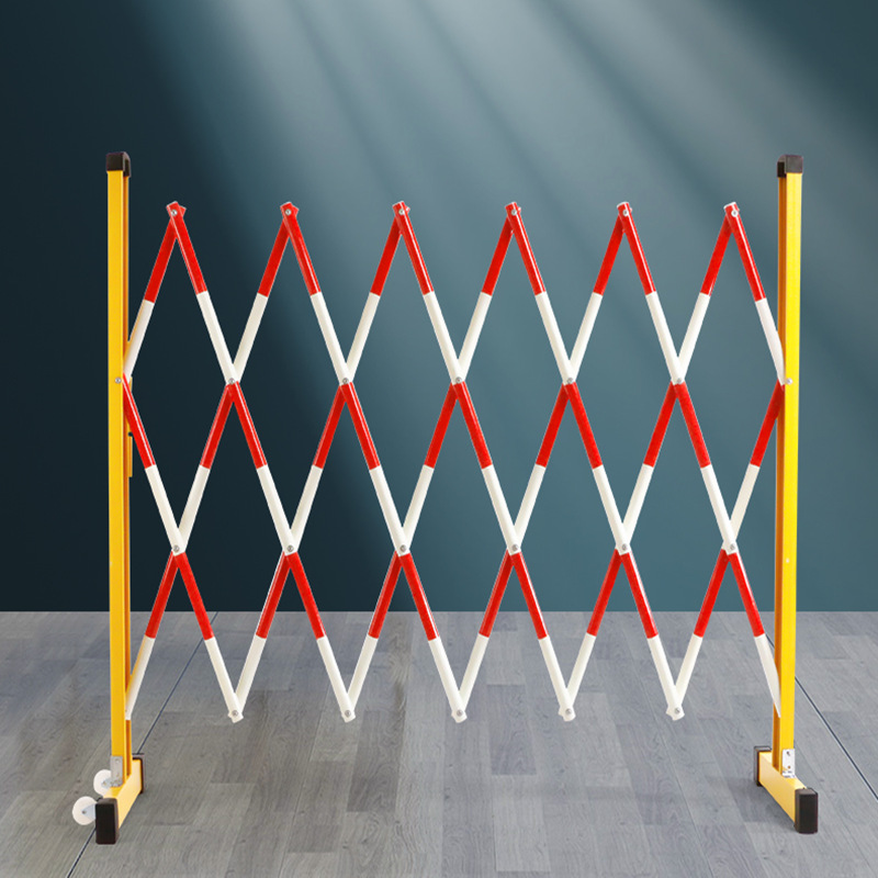 玻璃钢电力伸缩围栏可移动式安全防护栏隔离管式绝缘伸缩围栏pvc