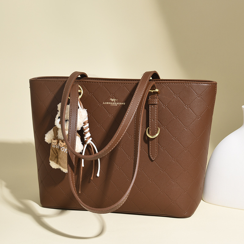 Commuting Texture Large-Capacity Handbag for Women, Versatile Daily Shoulder Bag, Tote Bag, Foreign Trade 2025 New Women's Bag