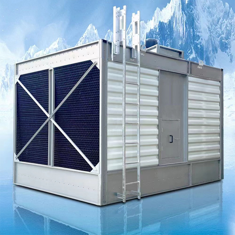 厂家大促销吉照玻璃钢冷却塔开式横流轻量化设计智能风机节能环保