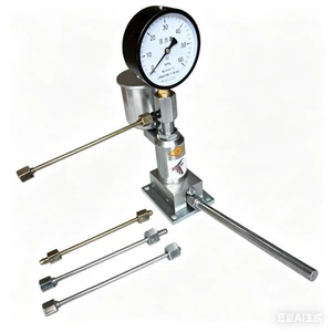 Injector hand pressure tester, automobile and tractor diesel engine injector calibrator, experimental atomization bench tester