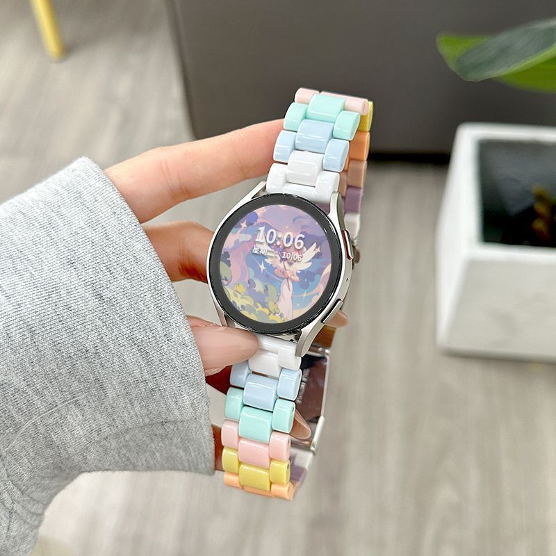 Candy Rainbow Summer Suitable for Iqoowatch5/3 Watch Strap Vivo5/3/2/1 Replacement Watch Strap for Girls