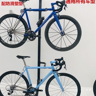Mountain Bike Indoor Parking Rack Bicycle Rack Wall Hook Display Rack Vertical Two Bicycle Support Rack