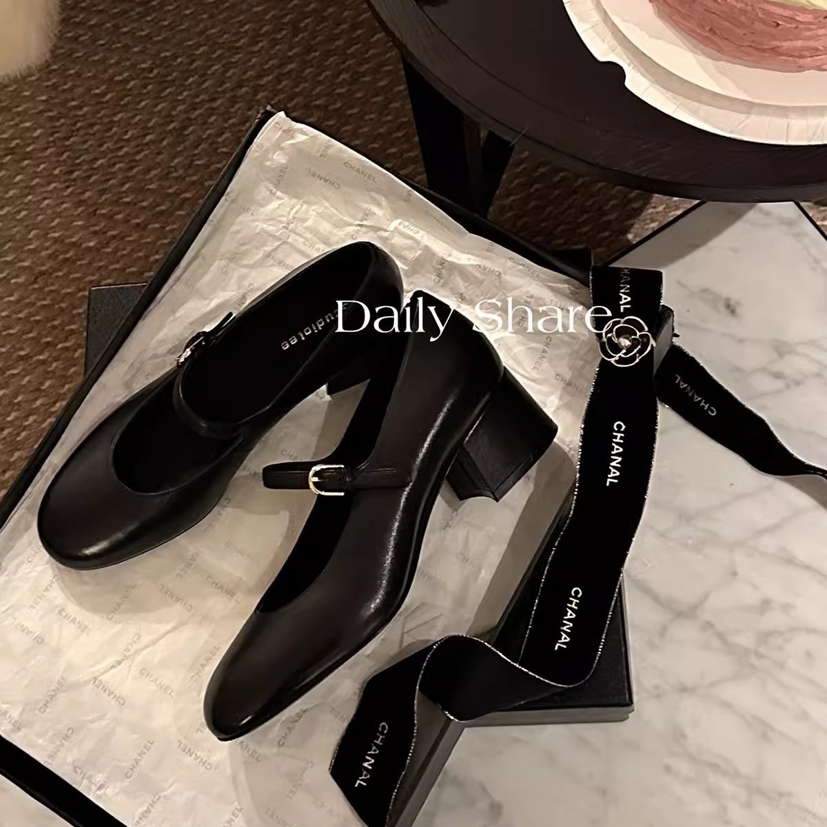 Versión de piel de oveja ~ Grape Madre con cuero auténtico con zapatos de tacones altos para viajar, delgados, zapatos de tacones gruesos, zapatos de solteros de mujer