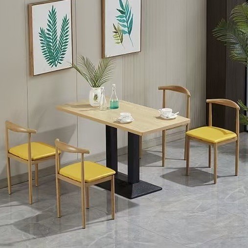 Spicy Hot Noodle Restaurant Breakfast Catering Fast Food Table Snacks Milk Tea Dessert Shop Restaurant Table Commercial Economical