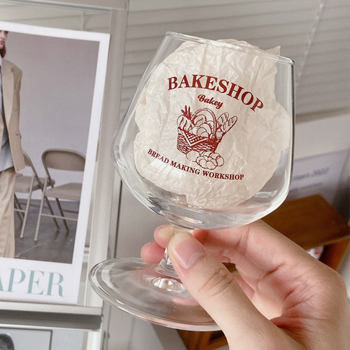 Bo Limei Korean ins style household wine glass glass red wine cup big belly wine glass juice cup large capacity