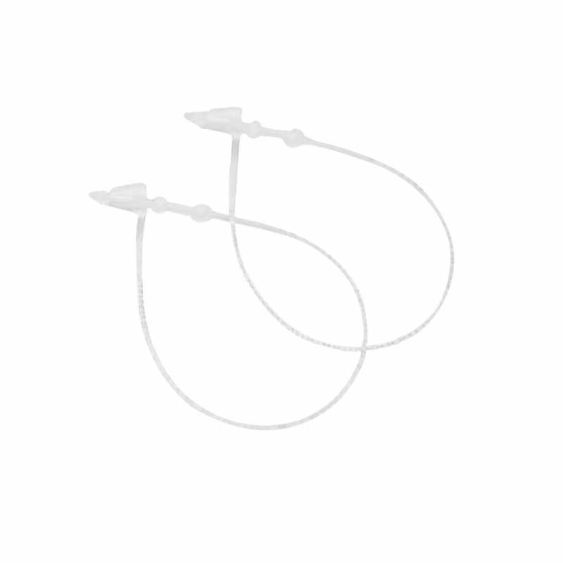 Cordón de etiqueta, hebilla de niño y hembra, línea de etiqueta, hebilla de etiqueta transparente, cuerda de etiqueta, aguja de mano de plástico, cuerda de tarjeta colgante, eslinga