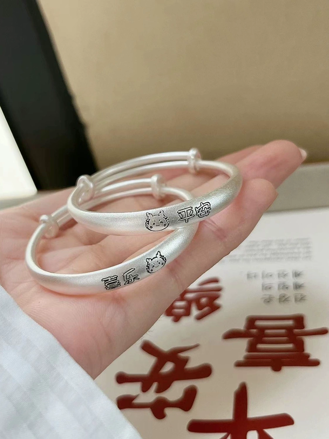 Детская серебряная bracelet для новорожденных, серебро 999 образец, опт