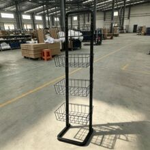 商超多层铁丝展示货架 零食薯片陈列架 可拆卸食品置物架定制