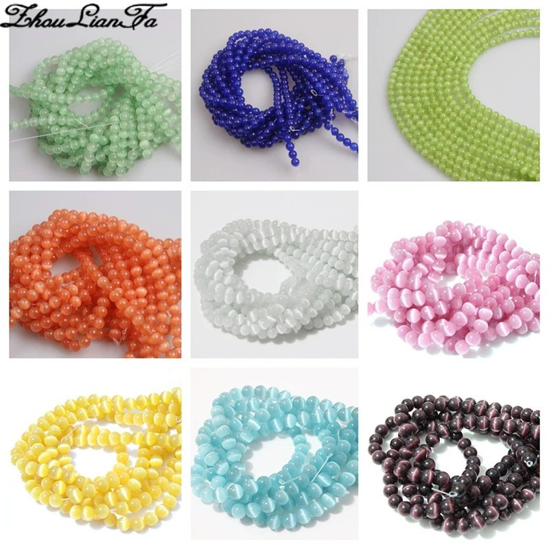 周连发 Аксессуары, аксессуары handmade, ручка, круглые бусины, браслет, DIY, кошачий глаз