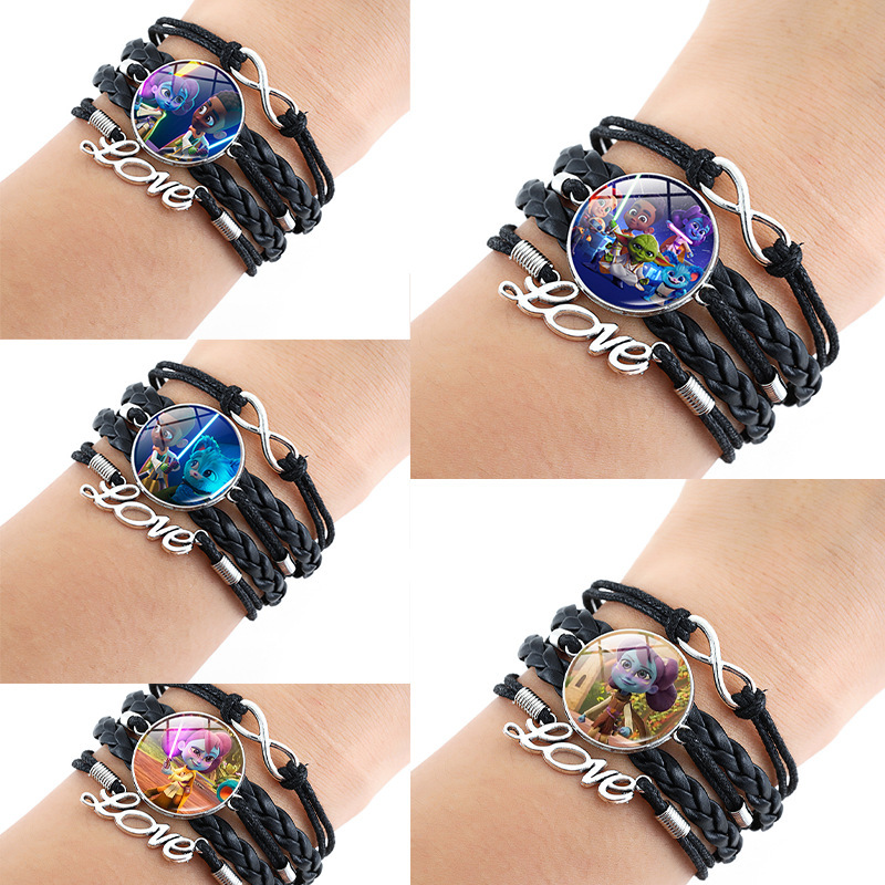 Anime Star Wars: the Adventures of Young Jedi Multi-Layered Bracelet Foreign Trade Handmade Bracelet Jewelry Wholesale